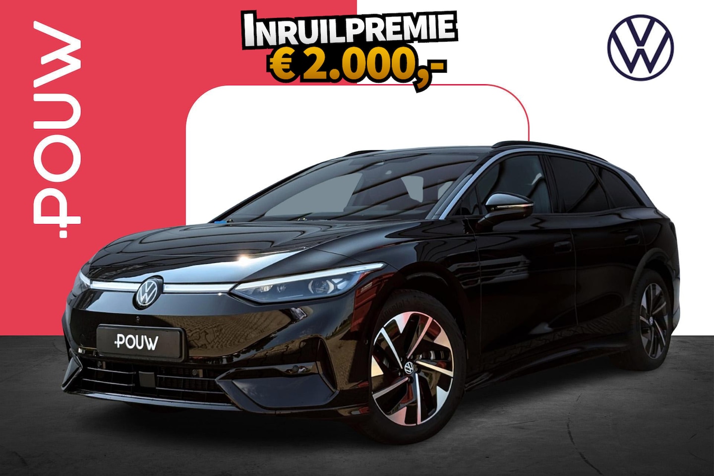 Volkswagen ID.7 Tourer - 286pk Pro Business 77 kWh | 19" Velgen | Stoelverwarming - AutoWereld.nl