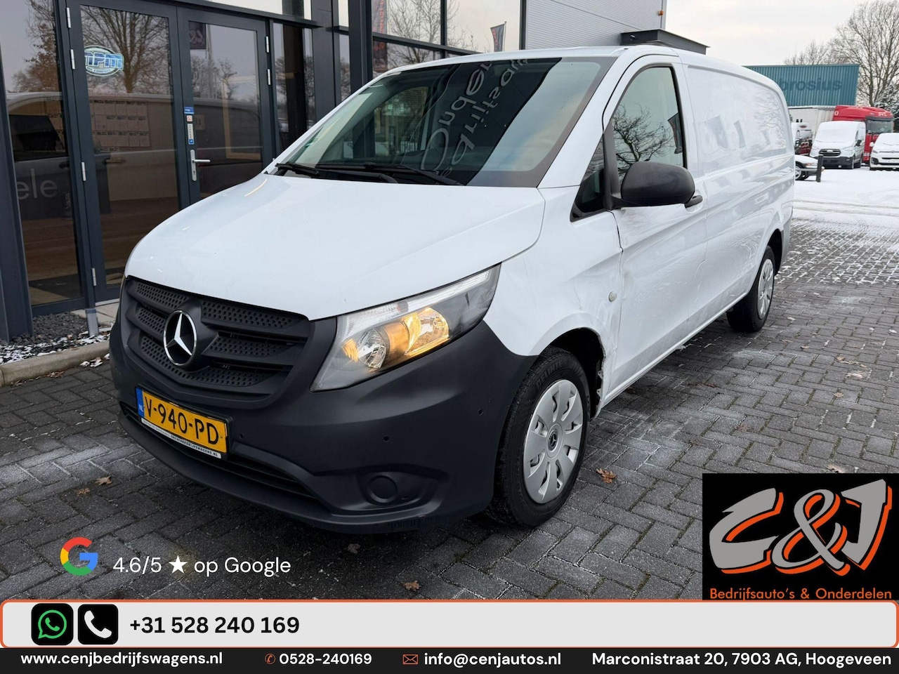 Mercedes-Benz Vito - 111 CDI Lang Business Professional Plus schade, airco, cruise - AutoWereld.nl