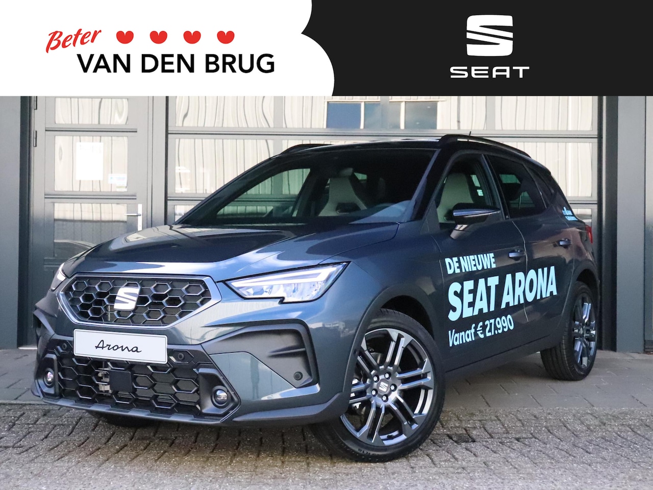 SEAT Arona - 1.0 EcoTSI FR Business Connect | Nieuw model! | Garantie tot 8 jaar | - AutoWereld.nl