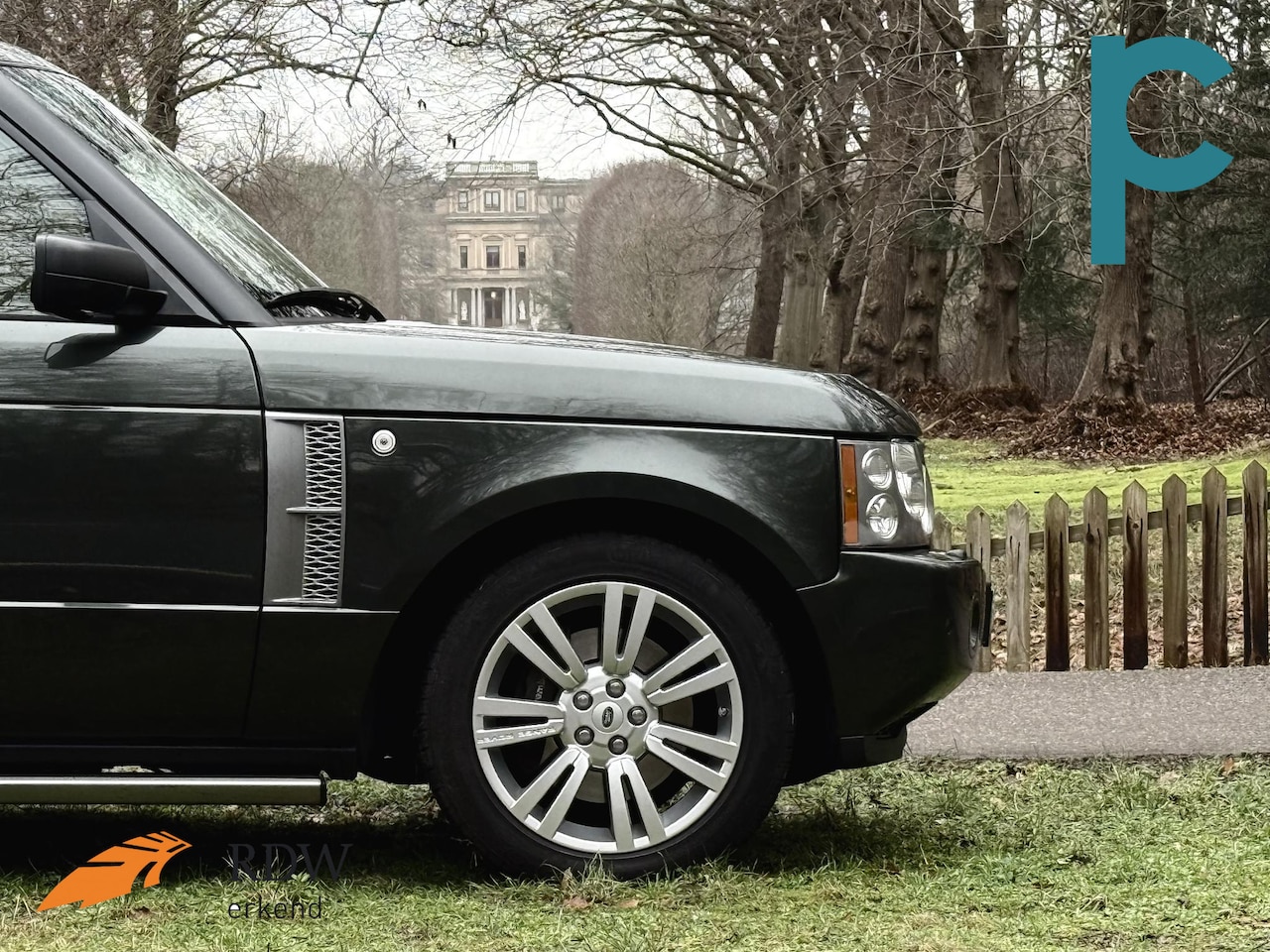 Land Rover Range Rover - 4.2 V8 Supercharged VOGUE SE Only 75.384 km Tonga Green over Sand Clear glass - AutoWereld.nl