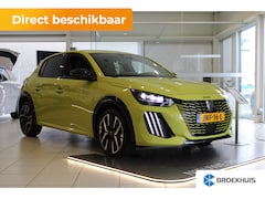 Peugeot 208 - GT | Armsteunen op de voorportieren bekleed met kunstleder met groen sierstiksel (GT-Line)