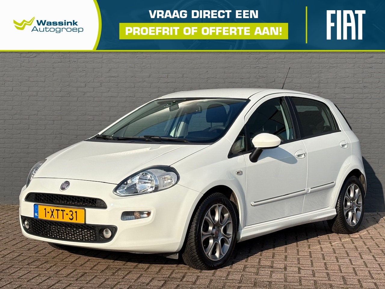 Fiat Punto - 0.9 TwinAir Turbo 100pk 5d Street | Cruise Control | Sensoren Achter | City Steering | - AutoWereld.nl