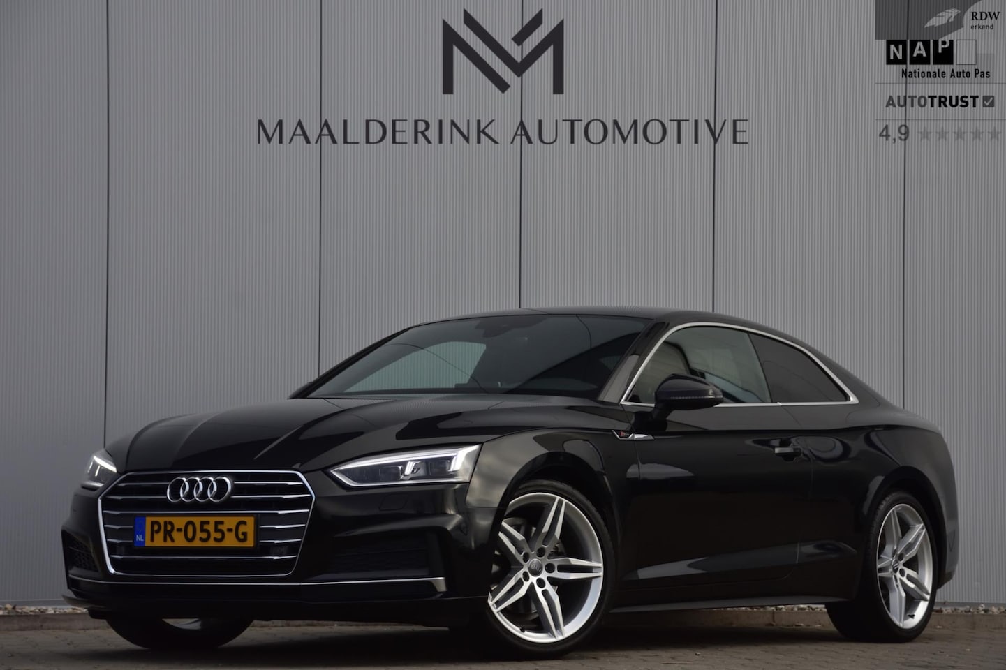Audi A5 Coupé - 2.0 TFSI S line 3x, Matrix Led, Leder, App-Connect, Camera, Stoelverwarming, Navigatie - AutoWereld.nl