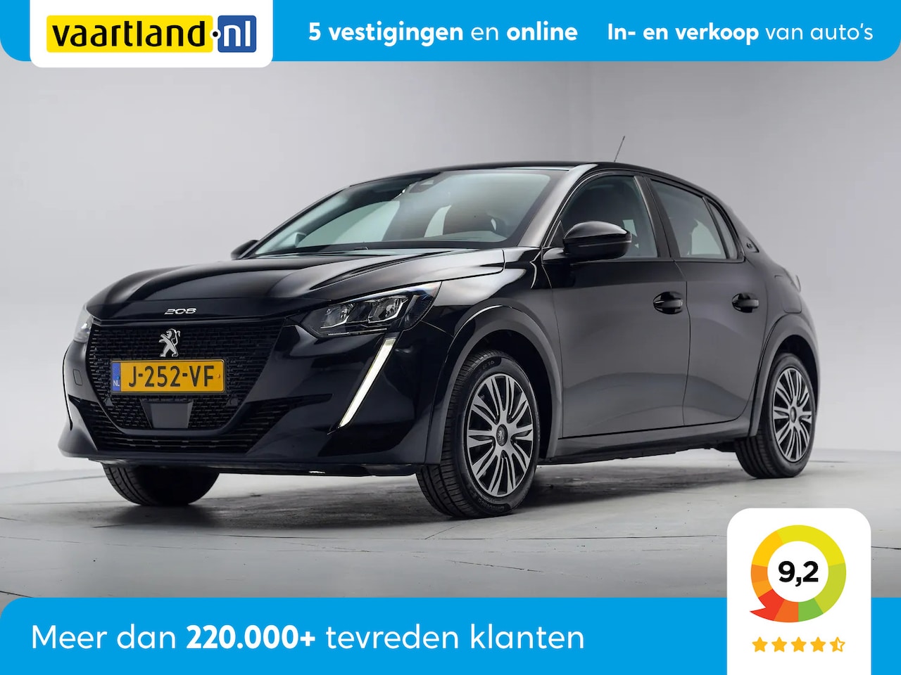 Peugeot e-208 - EV Active 50 kWh 3 fase [ Navi Apple/Android Climate ] - AutoWereld.nl