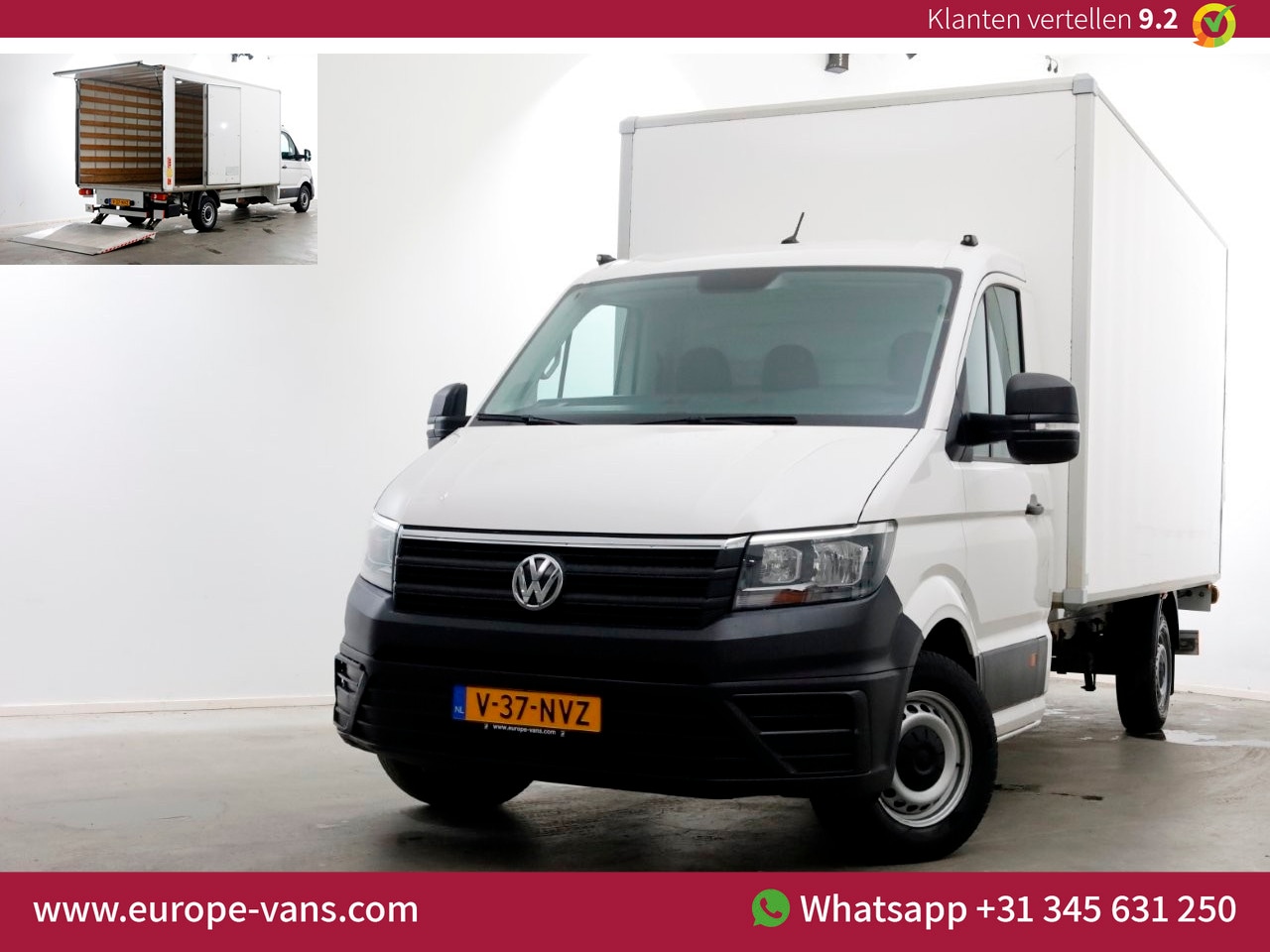 Volkswagen Crafter - 35 2.0 TDI 140pk Bakwagen met laadklep en zijdeur 08-2021 - AutoWereld.nl