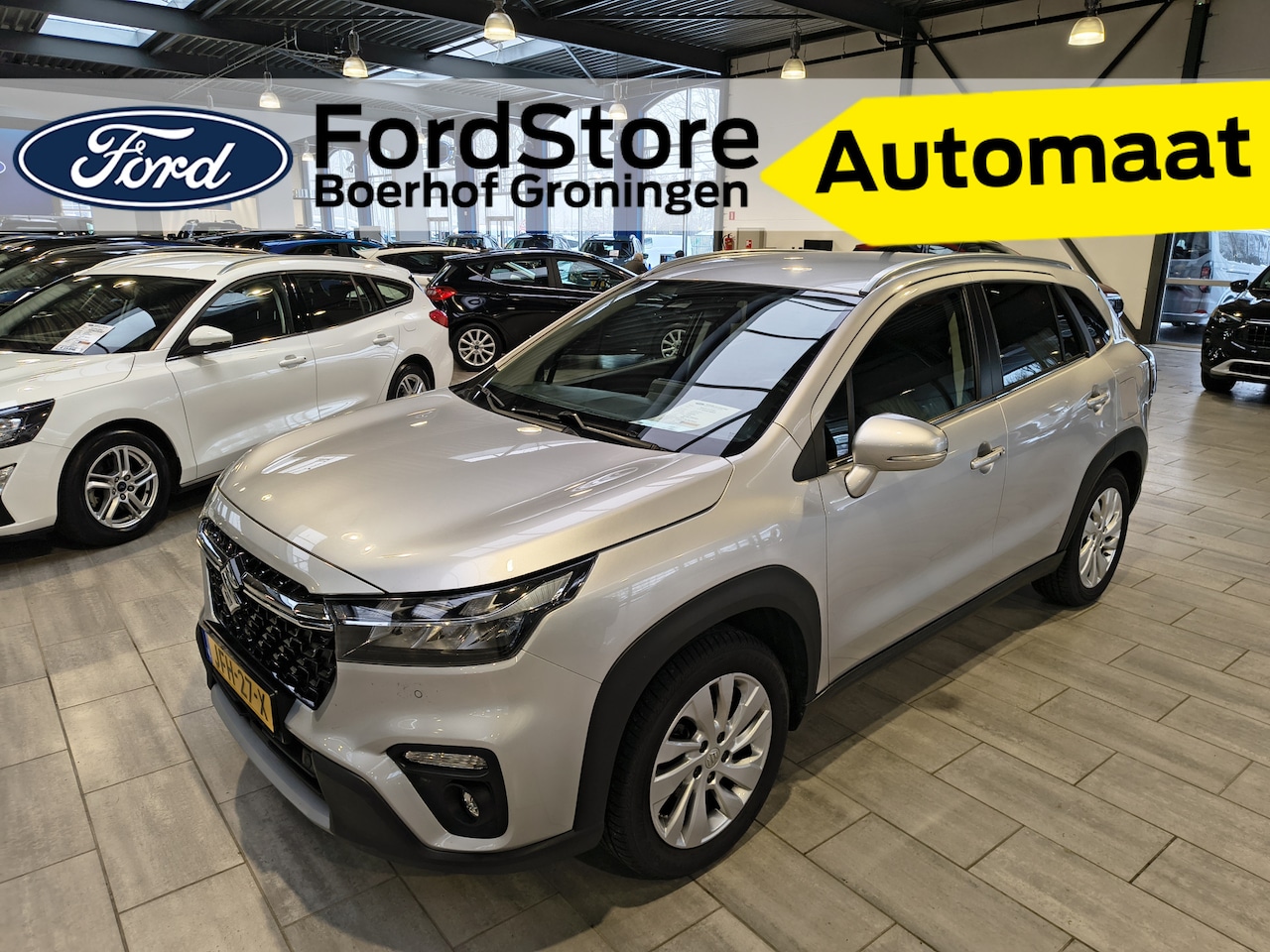 Suzuki S-Cross - 1.5 Hybrid Select | Adapt. Cruise | Stoelverwaming | Camera | LED | Apple/Android CarPlay - AutoWereld.nl