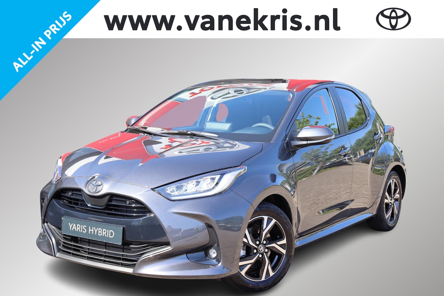 Toyota Yaris - 1.5 Hybrid 115 Dynamic 1.5 Hybrid 115 Dynamic , Comfort Pakket , Stoel- en stuurverwarming , Parkeersensoren - AutoWereld.nl
