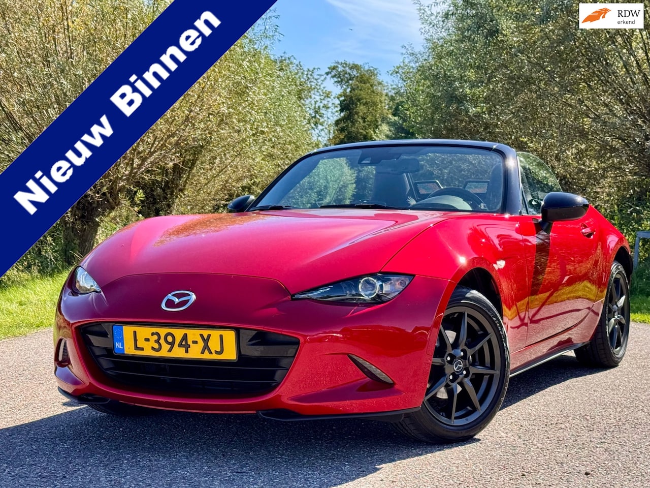 Mazda MX-5 - 1.5 SkyActiv-G 131 GT-M Leer Airco Stoelverwarming Carplay Navi Nieuwe APK - AutoWereld.nl