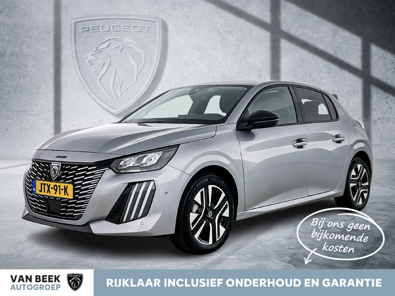 Peugeot 208 - Hybrid 110 pk Automaat Allure | Rijklaar | 360 Camera | Navigatie | Dodehoekdetectie | - AutoWereld.nl