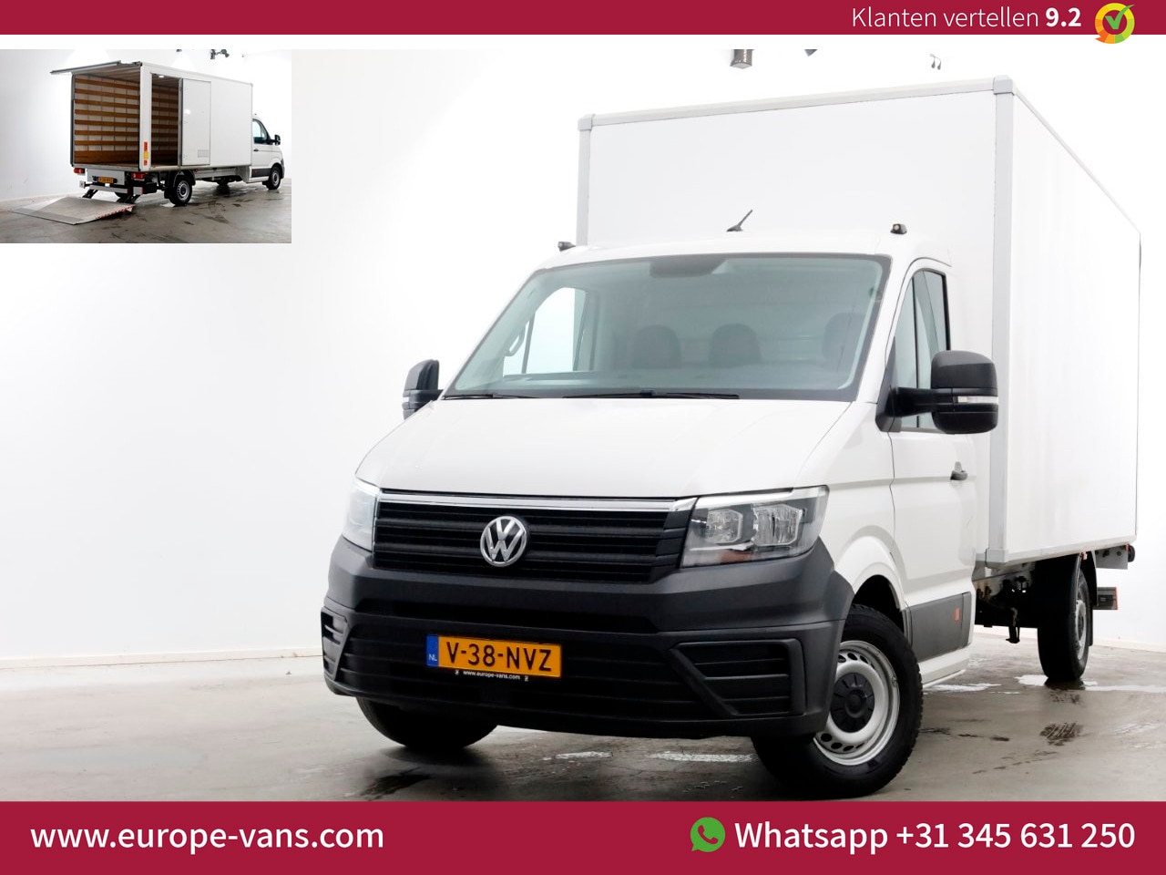 Volkswagen Crafter - 35 2.0 TDI 140pk Bakwagen met laadklep en zijdeur 11-2021 - AutoWereld.nl