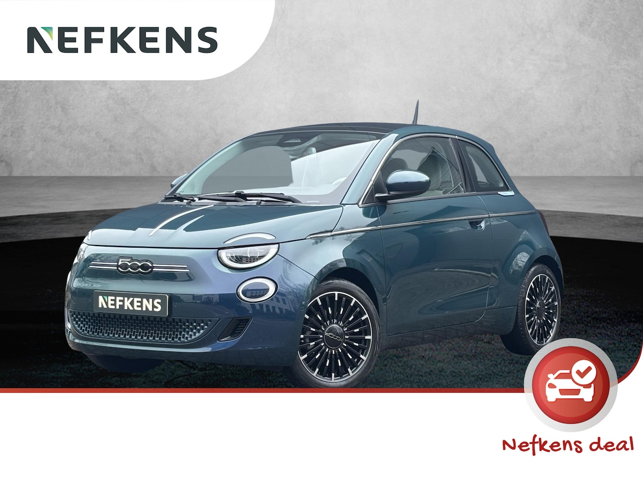 Fiat 500 - La Prima 42kWh | 1ste eigenaar | Elektrisch glazen panoramadak | Winterpack | Dodehoekdete - AutoWereld.nl