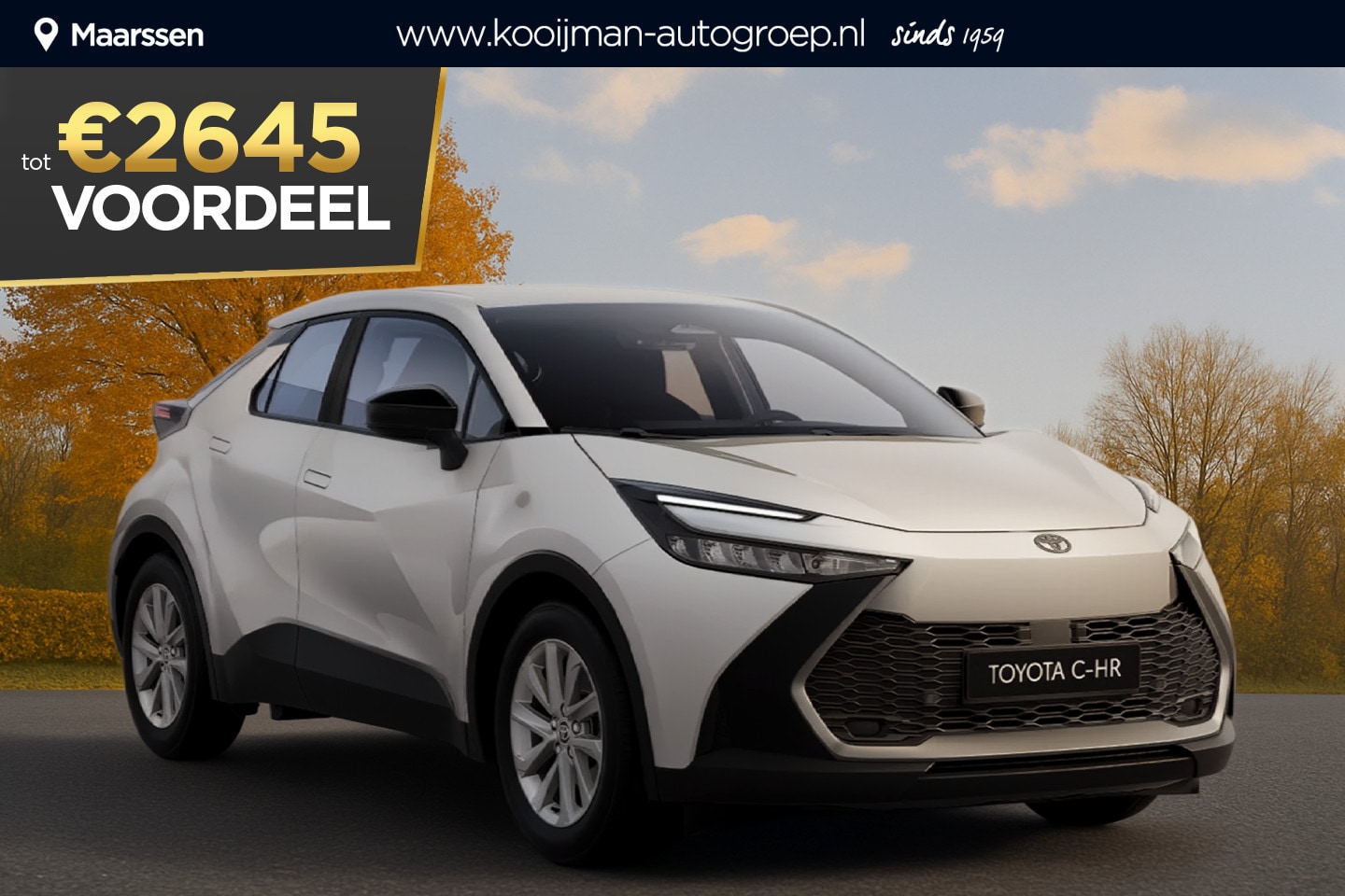 Toyota C-HR - 1.8 Hybrid 140 Active €33.650,- RIJKLAAR! Nu €2.645,- voordeel! Nu extra scherp geprijsd! - AutoWereld.nl