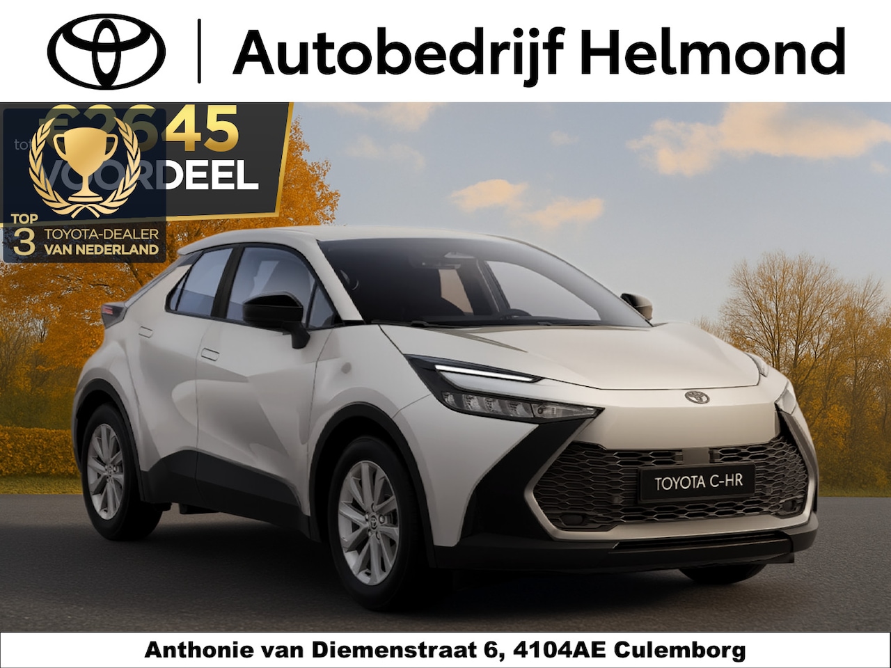 Toyota C-HR - 1.8 Hybrid 140 Active €33.650,- RIJKLAAR! Nu €2.645,- voordeel! Nu extra scherp geprijsd! - AutoWereld.nl