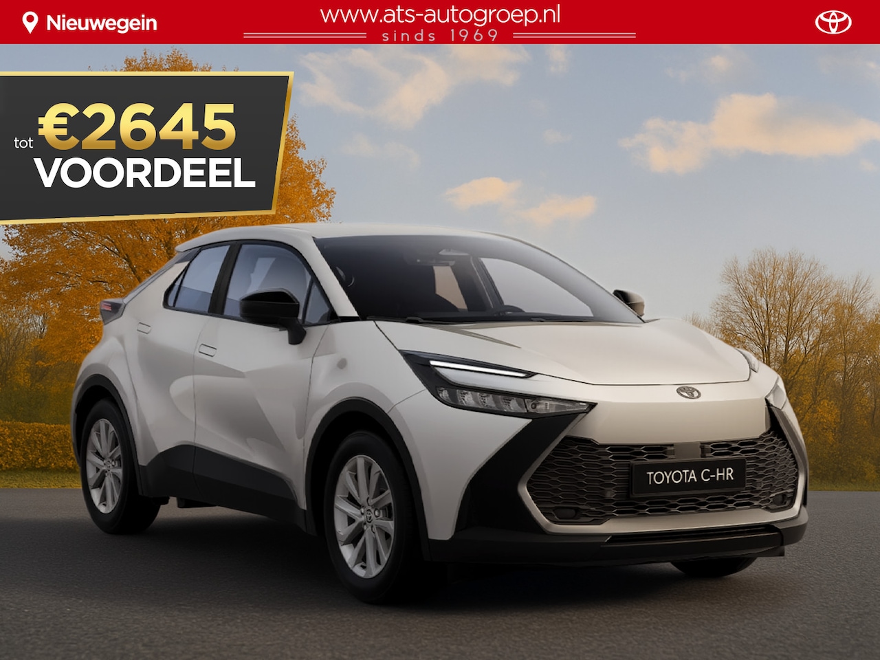 Toyota C-HR - 1.8 Hybrid 140 Active €33.650,- RIJKLAAR! Nu €2.645,- voordeel! Nu extra scherp geprijsd! - AutoWereld.nl