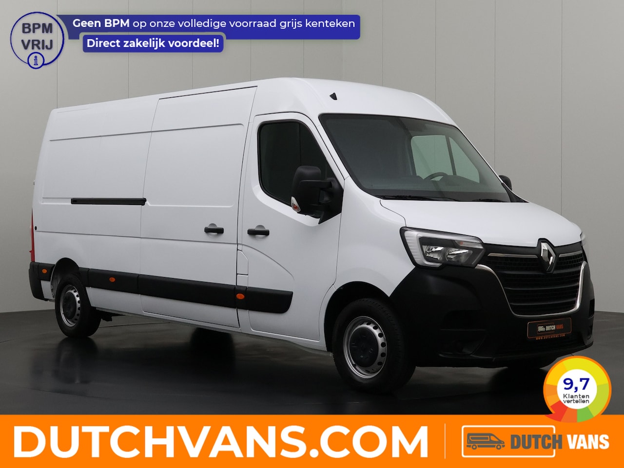 Renault Master - 2.3DCi 135PK L3H2 | Euro 6 | Airco | Cruise | 3-Persoons | Betimmering - AutoWereld.nl