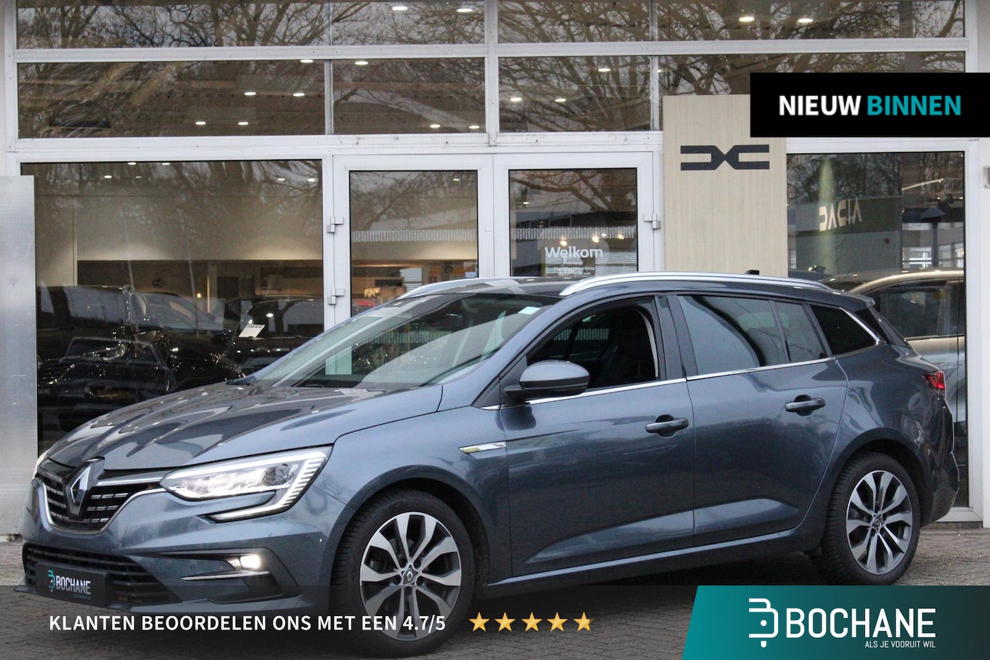 Renault Mégane Estate - 1.3 TCe 140 Techno Automaat | trekhaak | All season banden | Dodehoek detectie \ - AutoWereld.nl