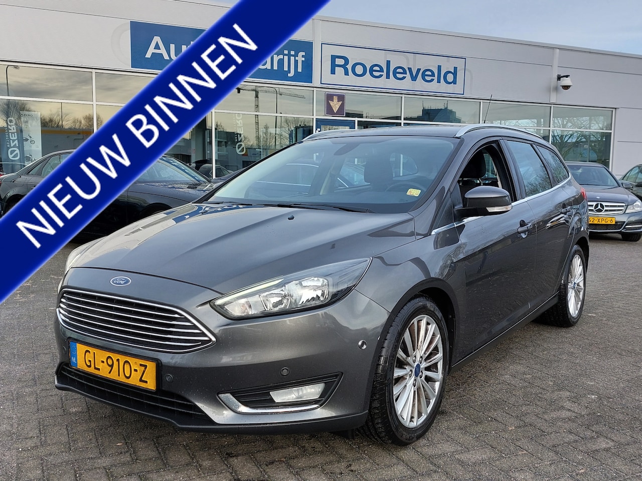 Ford Focus Wagon - 1.0 EcoBoost 125pk First Edition | Origineel NL | Navi | Clima | Cruise | Bluetooth Carkit - AutoWereld.nl