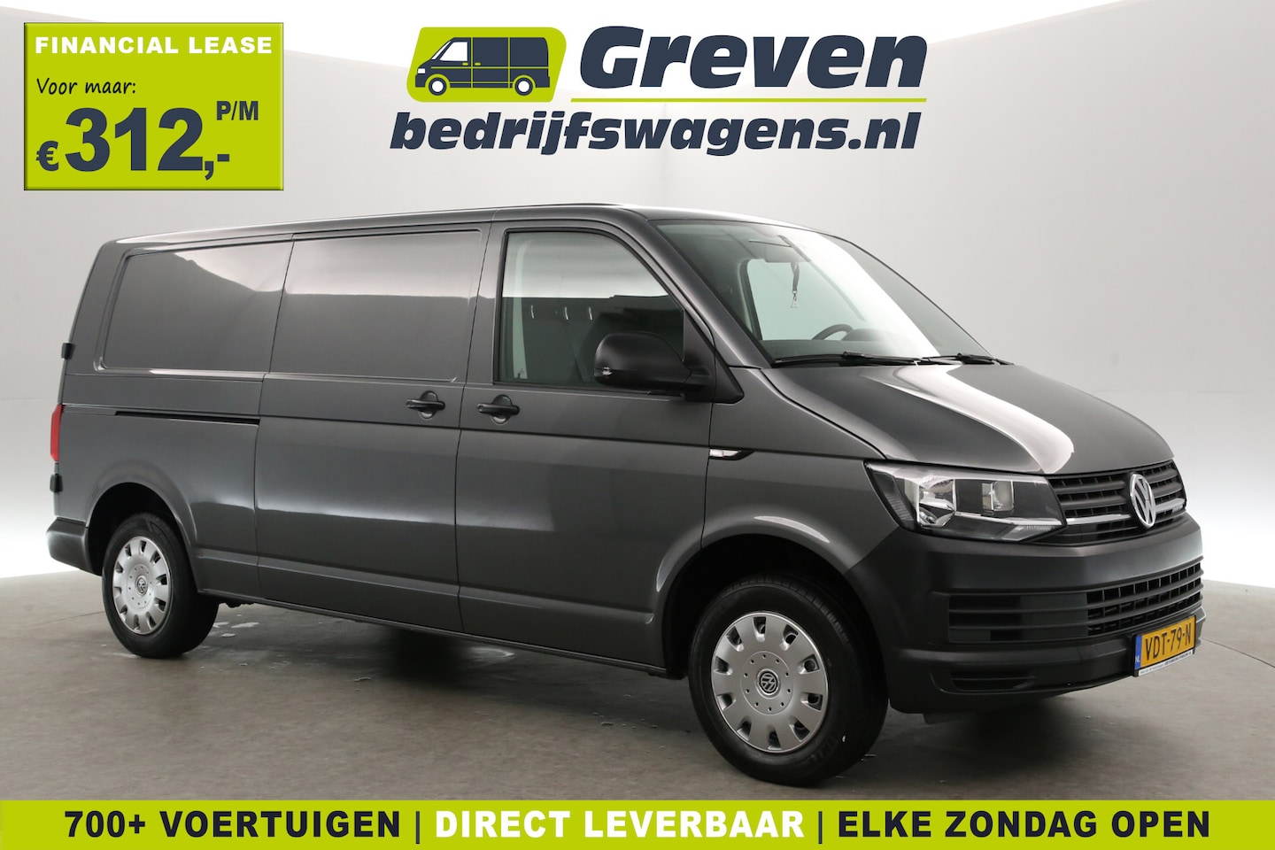 Volkswagen Transporter - 2.0 TDI 150PK L2H1 | Airco | Cruise | 3-Zits | Elektrpakket | Schuifdeur - AutoWereld.nl