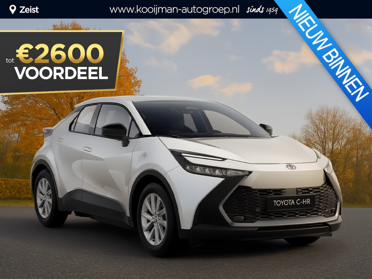 Toyota C-HR - 2.0 Plug-in Hybrid 220 Active Nu tijdelijke voordeel van €2.600,- Extra scherp geprijsd! - AutoWereld.nl
