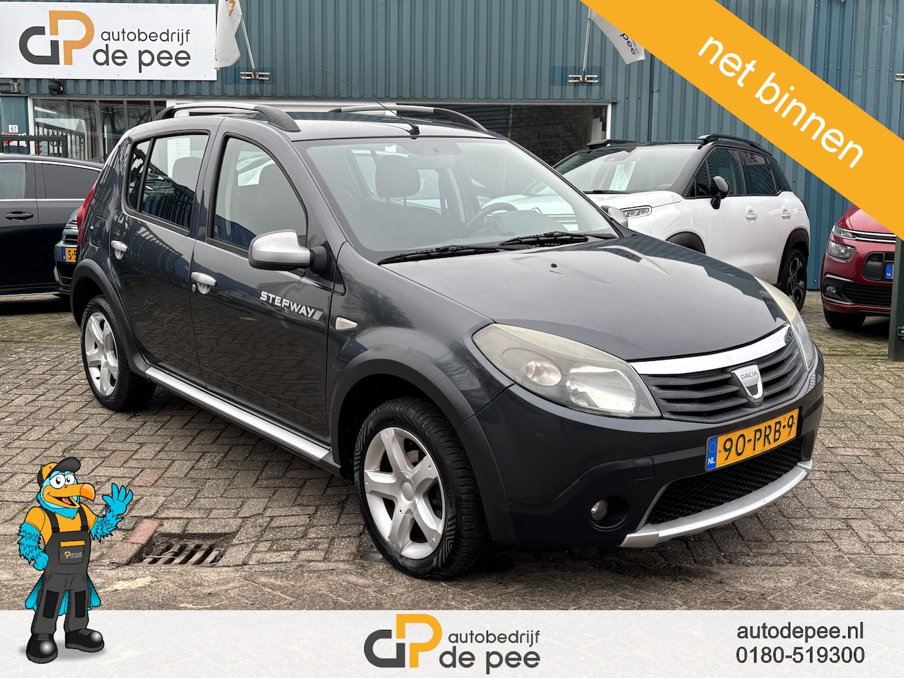 Dacia Sandero Stepway - 1.6 GARANTIE/AIRCO/EL.RAMEN/CV+AB/TREKHAAK rijklaarprijs! - AutoWereld.nl