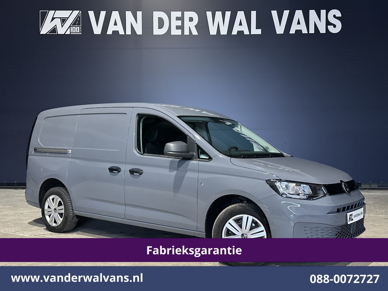 Volkswagen Caddy Cargo Maxi - 2.0 TDI L2H1 Fabrieksgarantie Euro6 Airco | Camera | Apple Carplay | Bumper in de kleur An - AutoWereld.nl