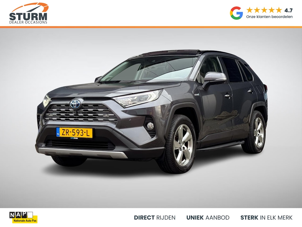 Toyota RAV4 - 2.5 Hybrid AWD Executive NL-Auto, Panoramadak + Trekhaak! - AutoWereld.nl