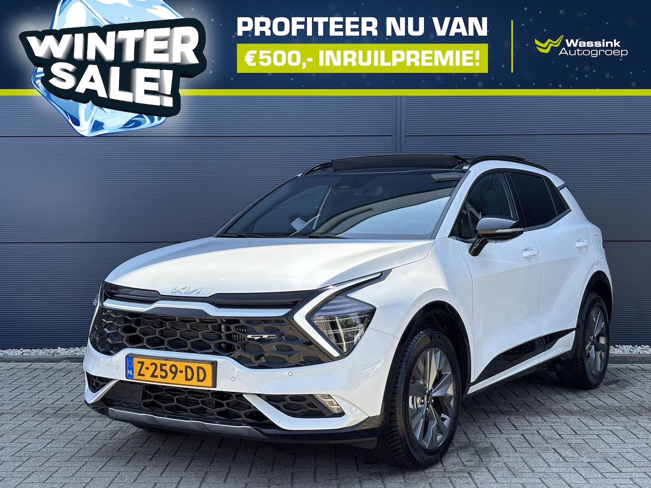 Kia Sportage - 1.6 T-GDi 230pk Hybrid AT6 GT-Line | WINTERSALE ITrekhaak | Navigatie | Panoramadak | Hand - AutoWereld.nl