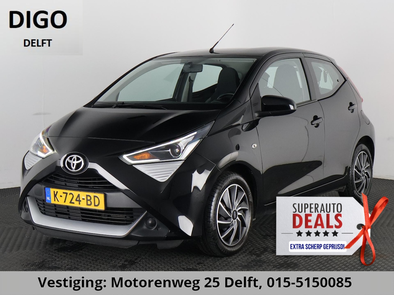 Toyota Aygo - 1.0 VVT-i X-PLAY CARPLAY NAVI GARANTIE 2031 1e EIG BIJNA 2021. 100% ONDERHOUDEN .CAMERA.BL - AutoWereld.nl