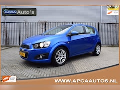 Chevrolet Aveo - 1.4 LTZ 3 mnd GARANTIE 1e Eig Airco CruiseC Trekhaak ParkSensor 5 Deurs