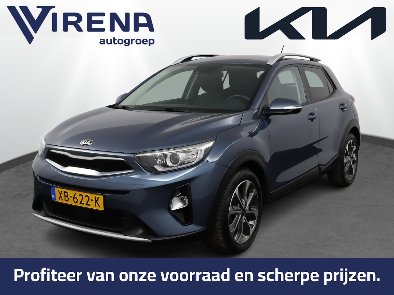 Kia Stonic - 1.0 T-GDi DynamicLine - Cruise Control - Lichtmetalen Velgen - Navigatie - Apple/Android C - AutoWereld.nl