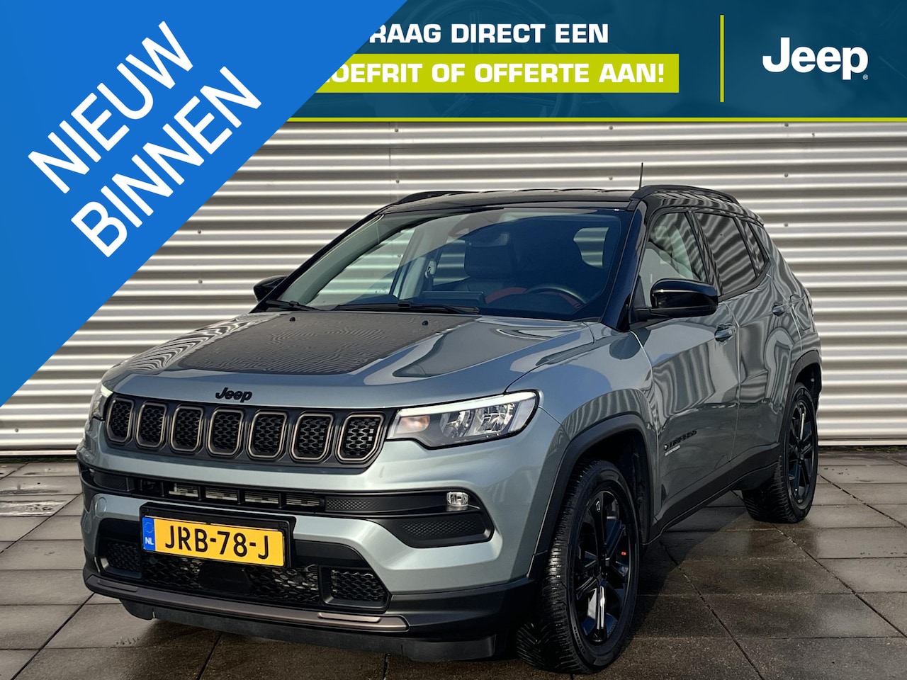 Jeep Compass - 4xe 240 Plug-in Hybrid Electric Trailhawk Navigatie | Camera | 18 Inch Lichtmetalen Velgen - AutoWereld.nl