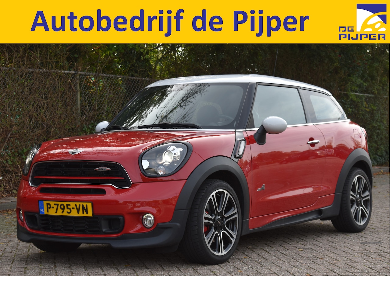 MINI Paceman - 1.6 John Cooper S Works ALL4 Chili 218 pk | Wired | Leder | Navi | Stoelverw | Cruise Cont - AutoWereld.nl
