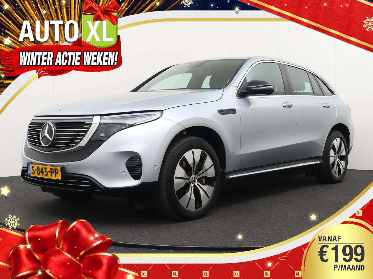 Mercedes-Benz EQC - 400 4MATIC 408PK Business+ 80 kWh Carplay Camera Sfeerverlichting - AutoWereld.nl