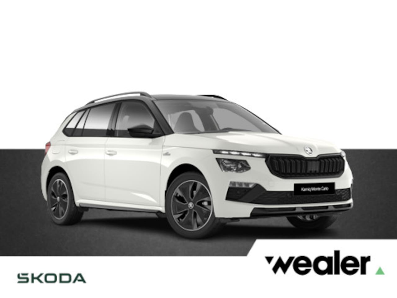 Skoda Kamiq - Monte Carlo 1.0 TSI 115 PK DSG | Trekhaak | Winterpakket | 17" Lichtmetalen velgen | Zwart - AutoWereld.nl