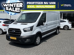 Ford Transit - GB 310 L3H2 TDCi 130pk Trend | WINTERSALE | 12 inch Navigatie | Parkeersensoren v/a | 3 Zi