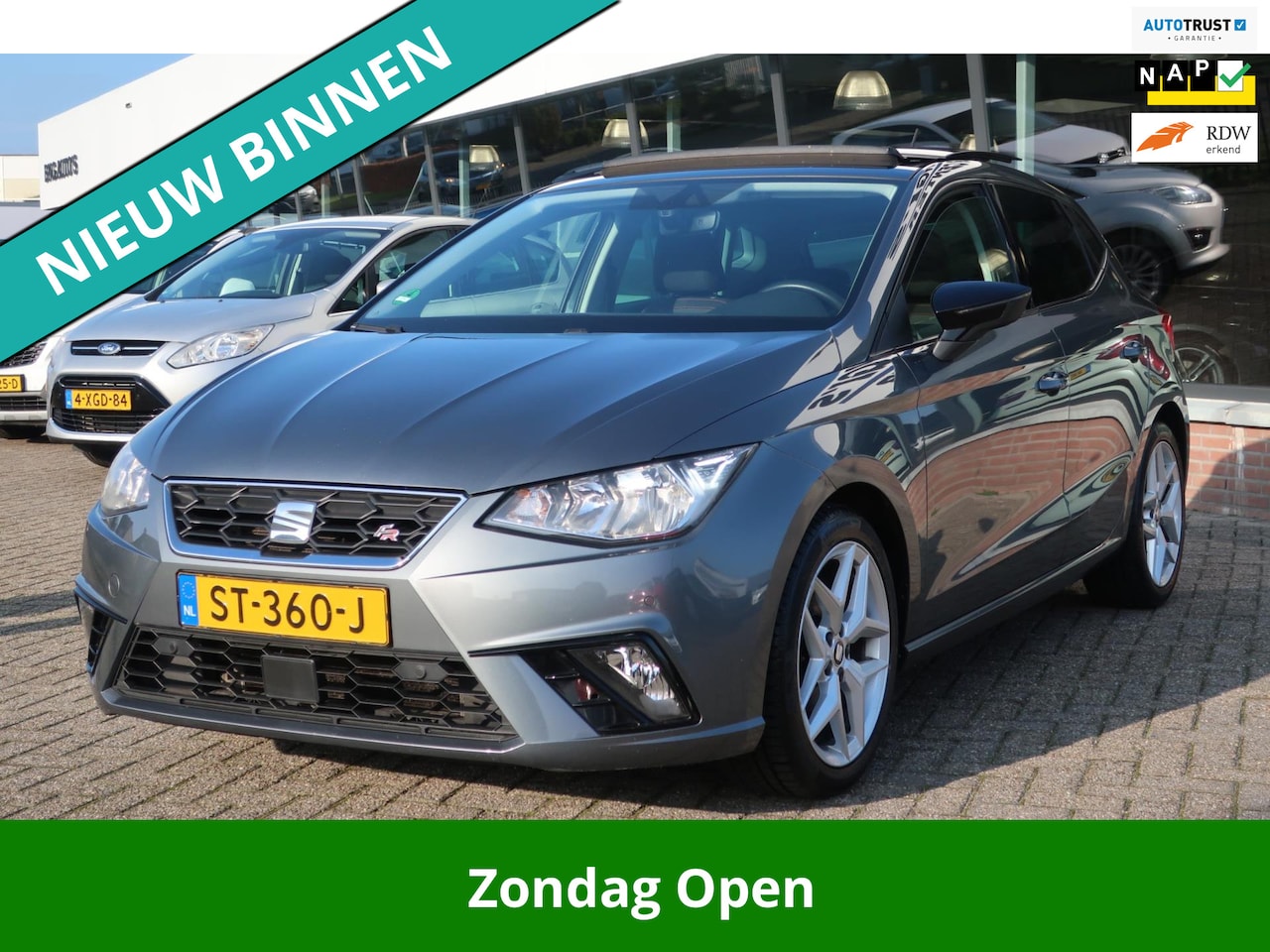 SEAT Ibiza - 1.0 TSI FR Bus. Inte. 2e EIG_PANO_CAM_ADAP-CRUIS_PDC V+A_NAP. - AutoWereld.nl
