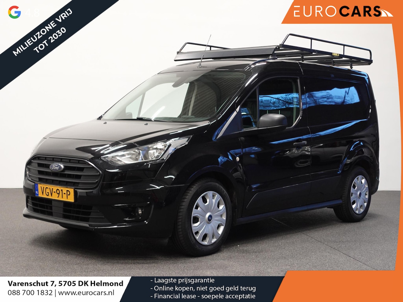Ford Transit Connect - 1.5 EcoBlue L1 Trend Airco Navi Carplay PDC A+Camera Trekhaak Imperial Cruise Control - AutoWereld.nl
