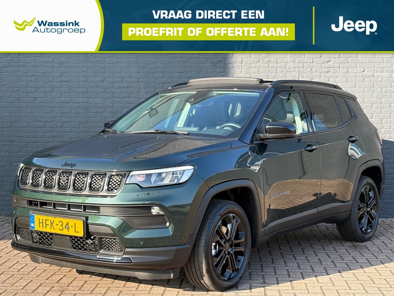 Jeep Compass - 1.5 e-Hybrid 130pk Aut North Star I Navigatie | Schuif kanteldak | Dode Hoek Detectie | St - AutoWereld.nl