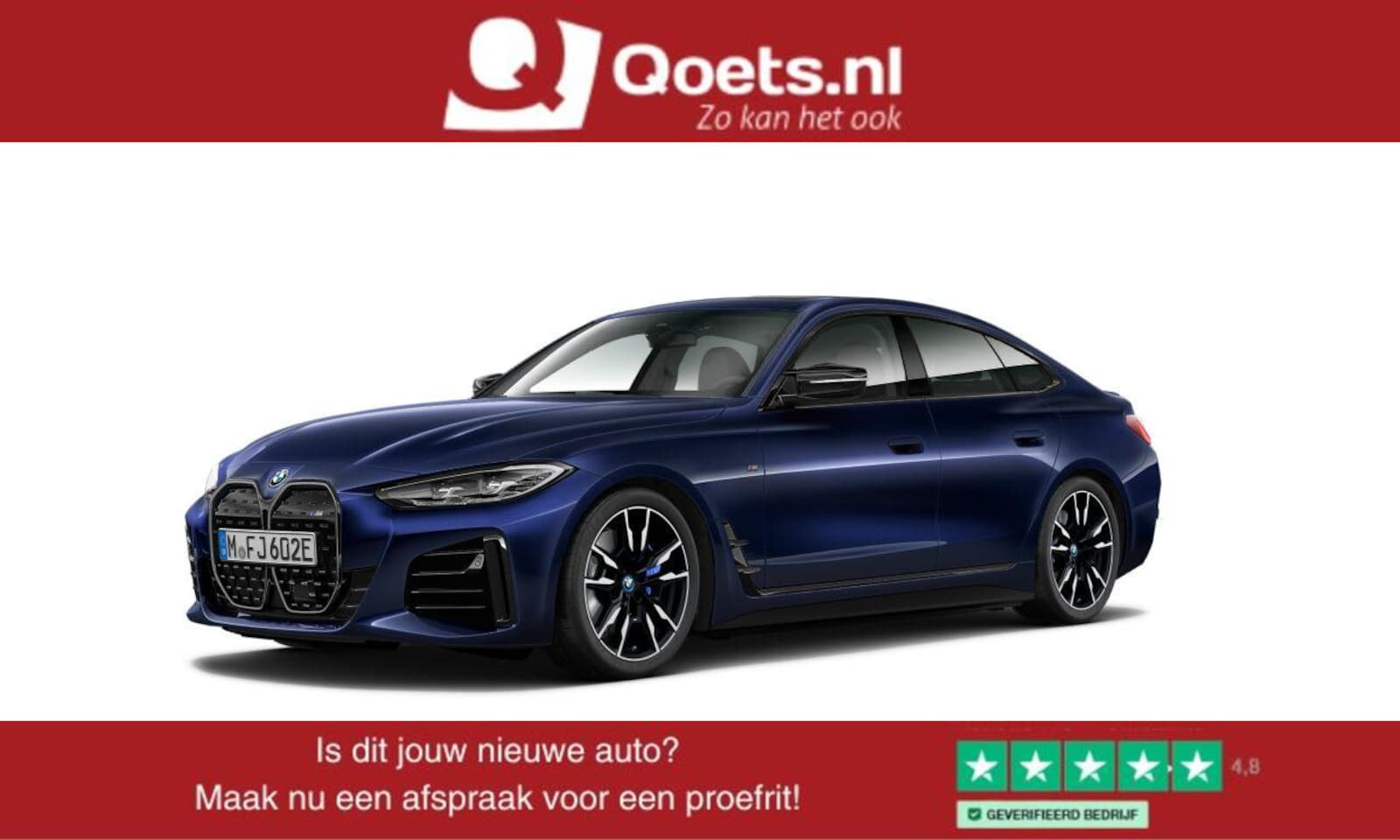 BMW i4 - M50 High Executive 84 kWh Schuif/Kanteldak - Elektrisch verstelbare/verwarmde stoelen - St - AutoWereld.nl