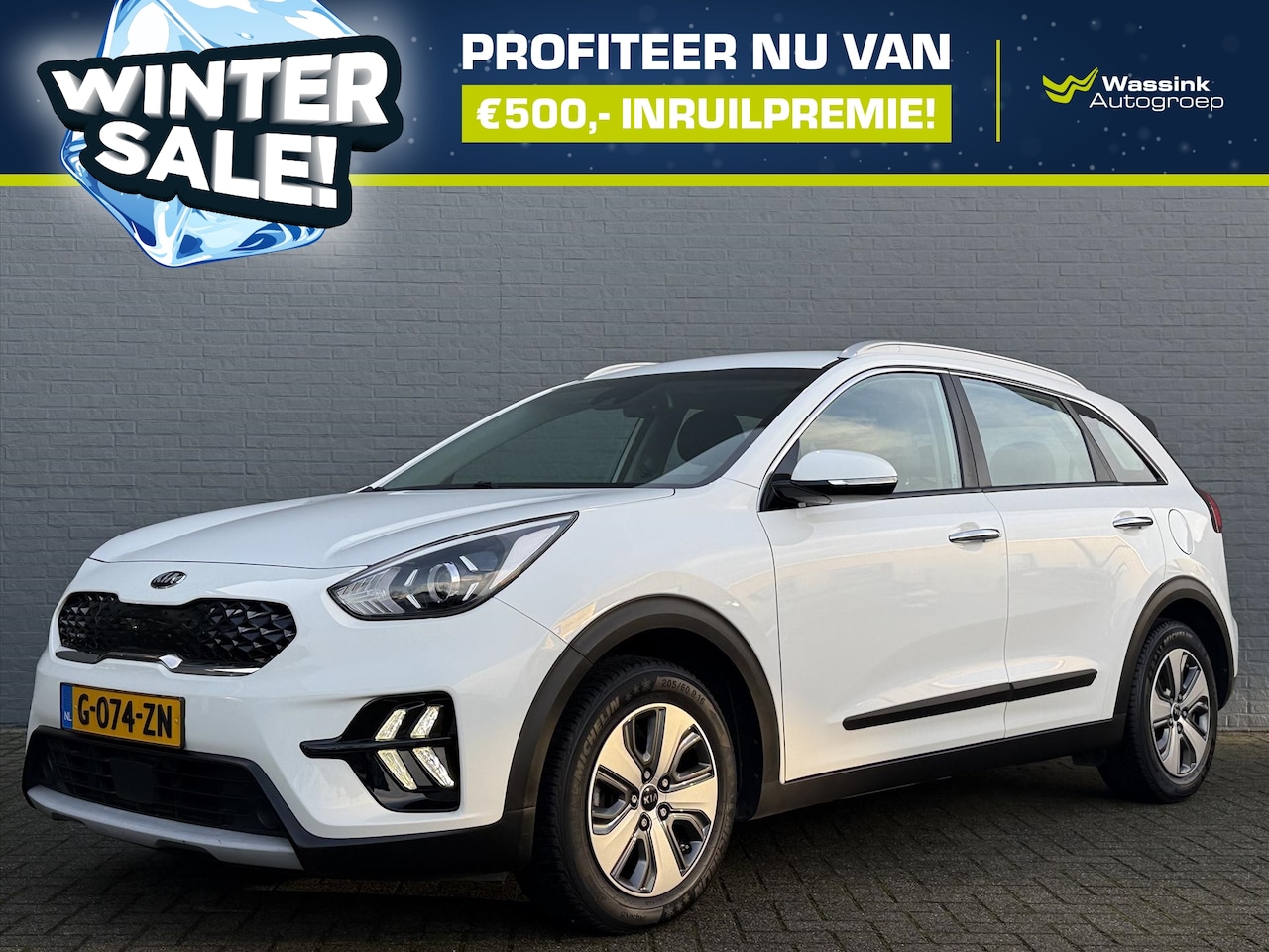 Kia Niro - 1.6 GDi Hybrid 141pk DCT6 DynamicLine | WINTERSALE! | Navigatie | Apple Carplay & Android - AutoWereld.nl