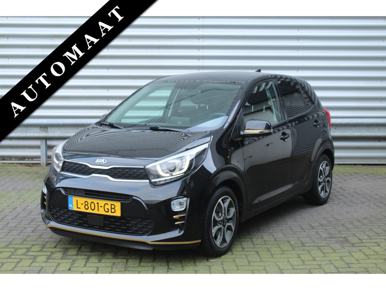 Kia Picanto - 1.0 DPi 67pk DynamicPlusLine AUTOMAAT NL-Auto NAP Clima Cruise Navi Camera LMV - AutoWereld.nl