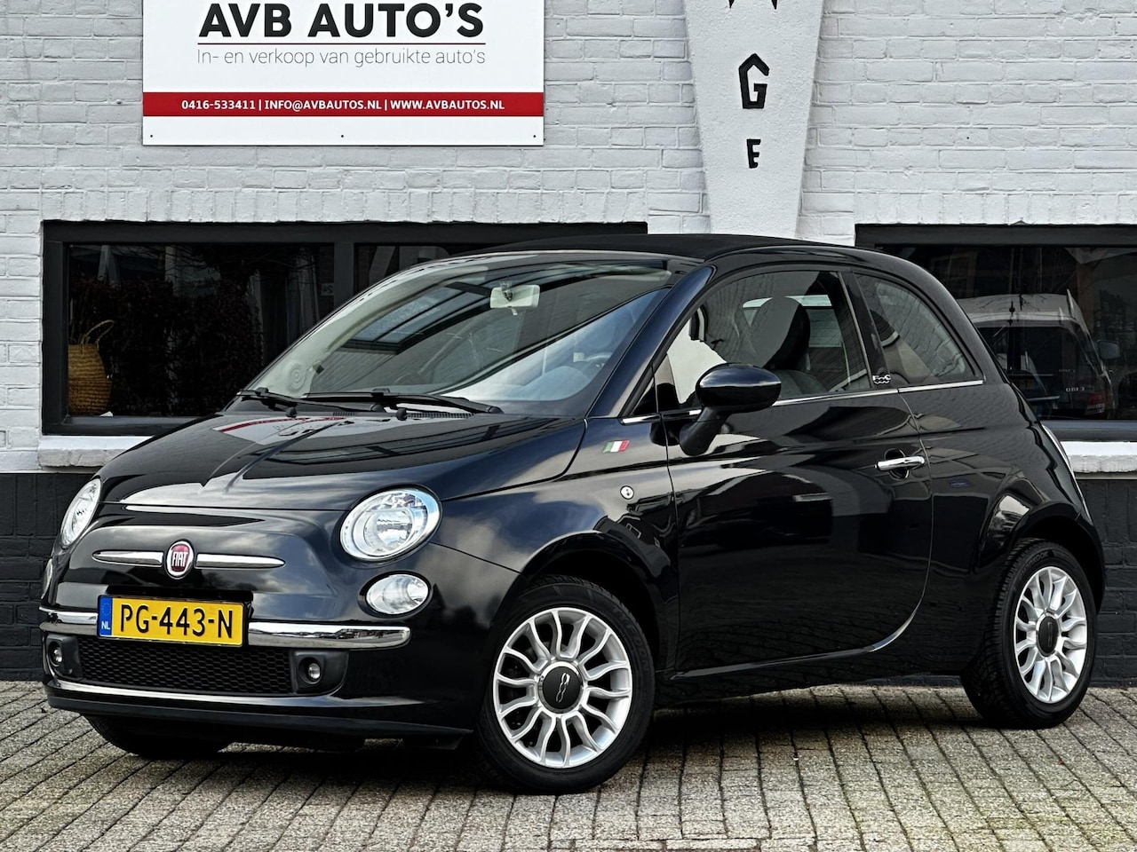 Fiat 500 C - 1.2 Lounge Airco PDC Half Leder - AutoWereld.nl