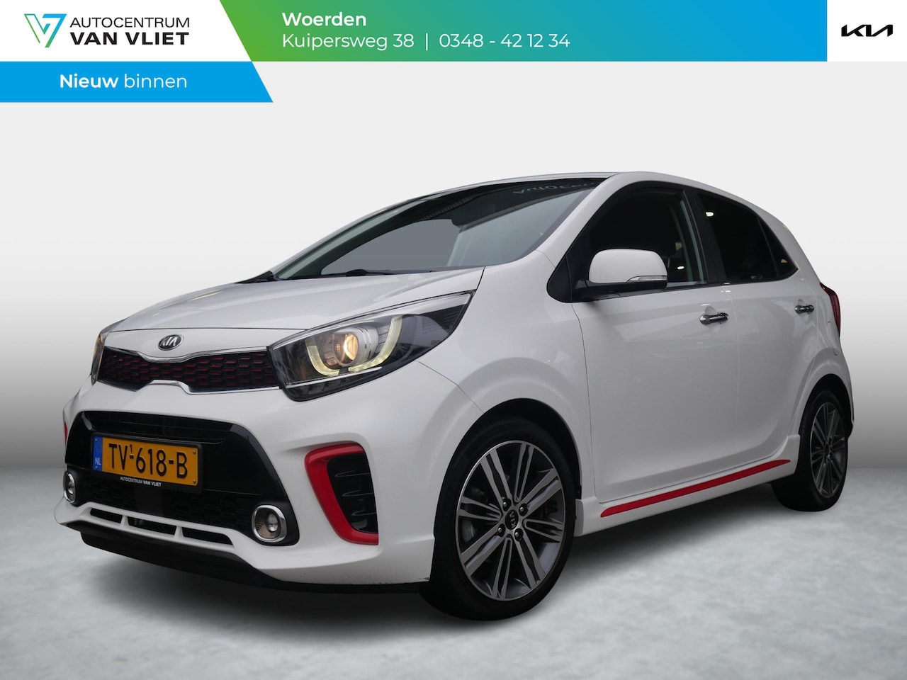 Kia Picanto - 1.0 T-GDI GT-Line | Stoel-Stuurverwarming | Navi | Clima | Cruise | - AutoWereld.nl