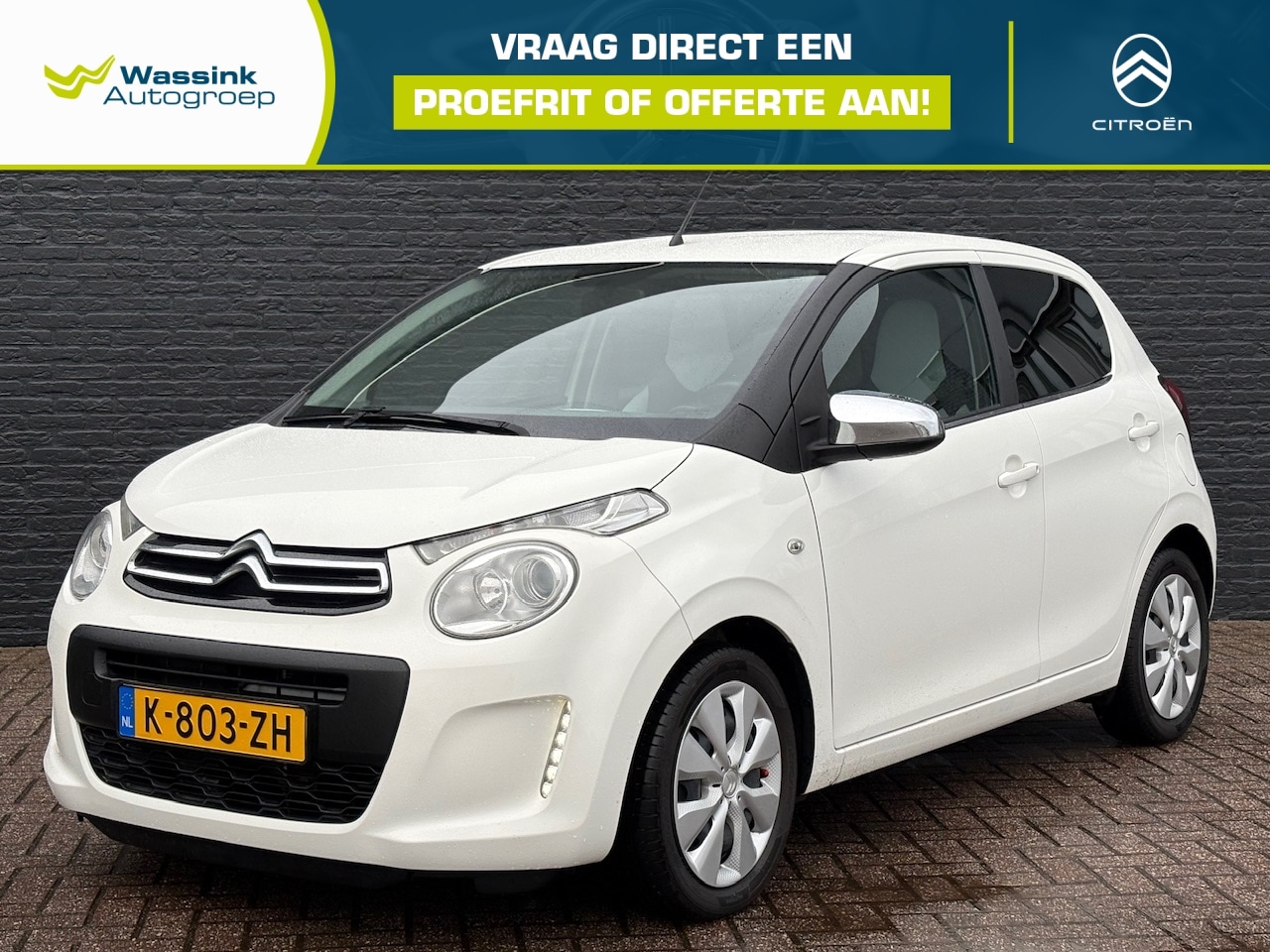 Citroën C1 - 1.0 VTi 5DRS Feel | WINTERSALE I Pack Comfort I Airco | Bluetooth | Multifunctioneel Stuur - AutoWereld.nl