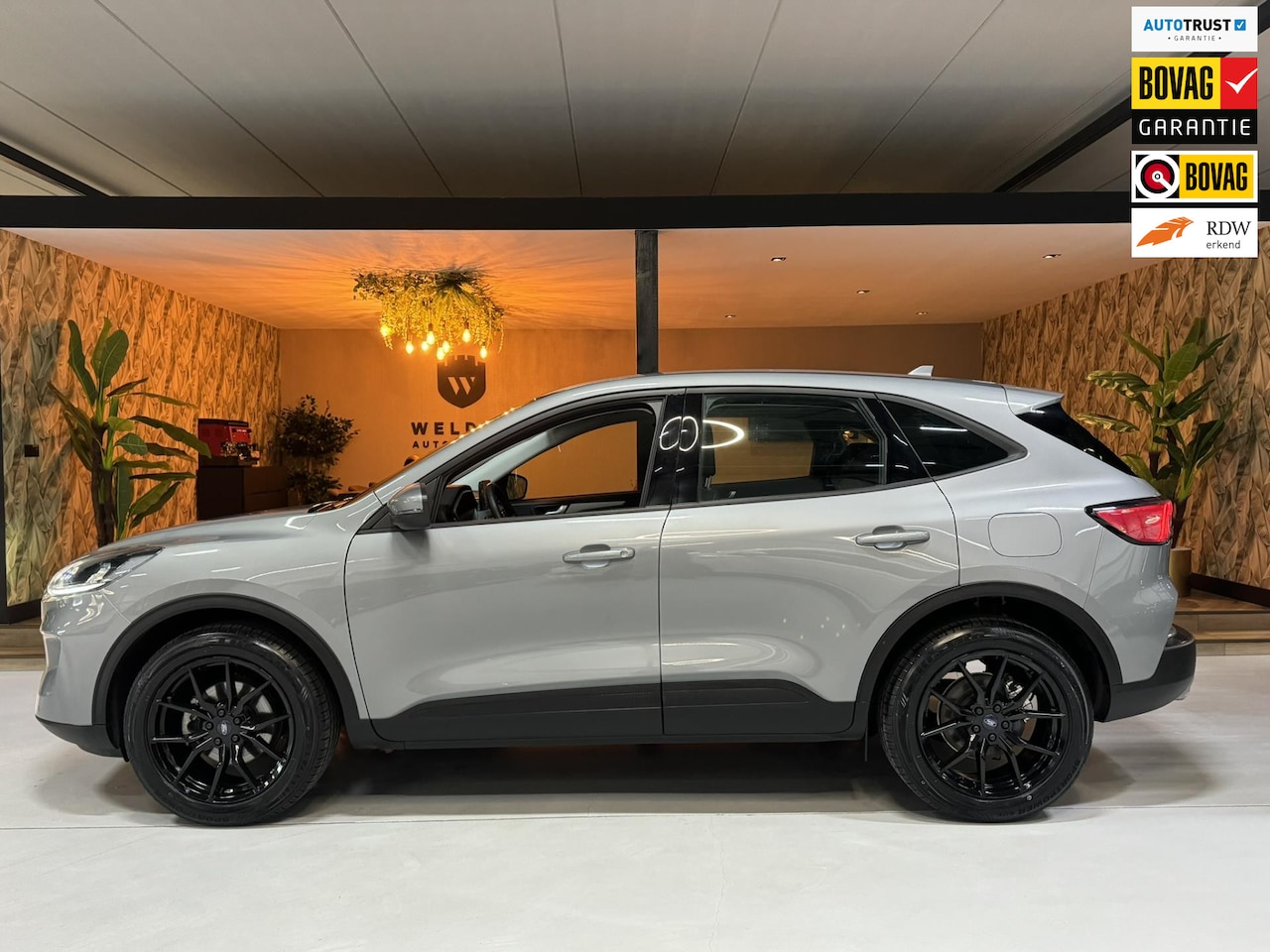 Ford Kuga - 1.5 EcoBoost Fabrieksgarantie StoelVW Keyless Cruise Navi Airco PDC Led Dab Rijklaar - AutoWereld.nl