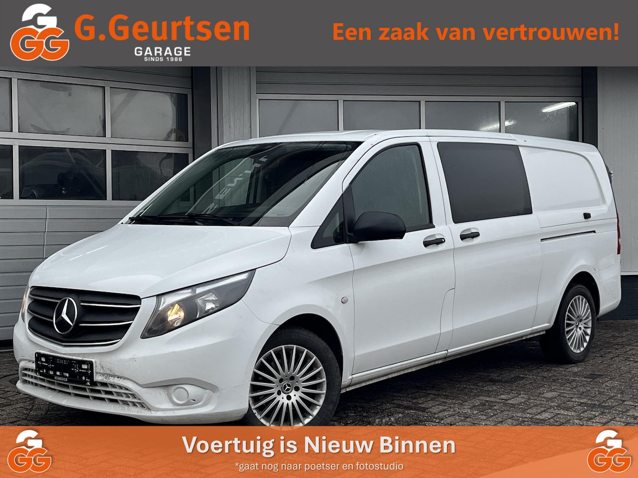 Mercedes-Benz Vito - 116 CDI L3, XL, Dubbelcabine 5-Persoons, Dubbele schuifdeur, DAB, Camera, Trekhaak, - AutoWereld.nl