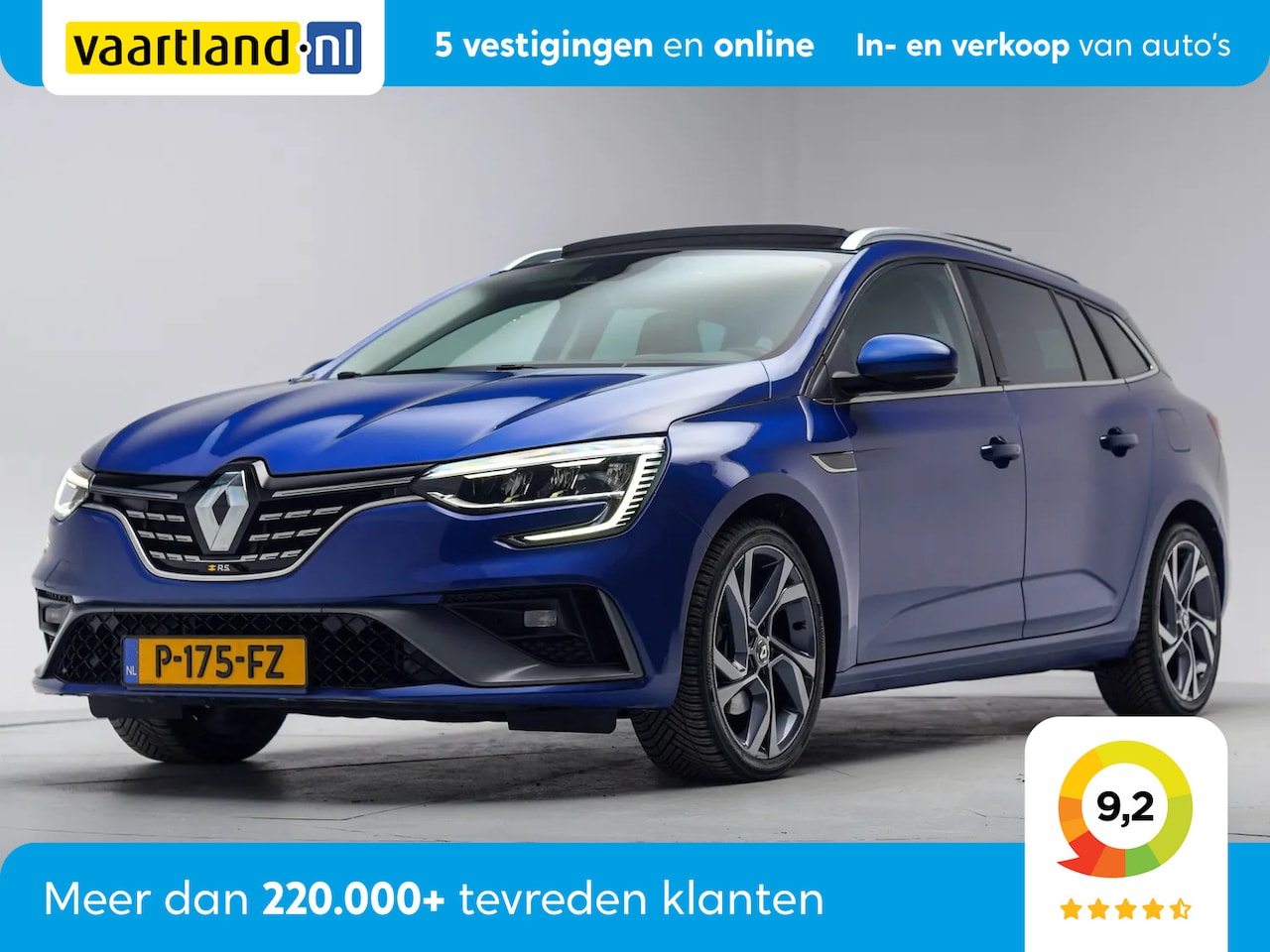 Renault Mégane E-Tech - 1.6 E-Tech Plug-In Hybrid 160 R.S. Line [ Pano, Lane Assist, Led ] - AutoWereld.nl