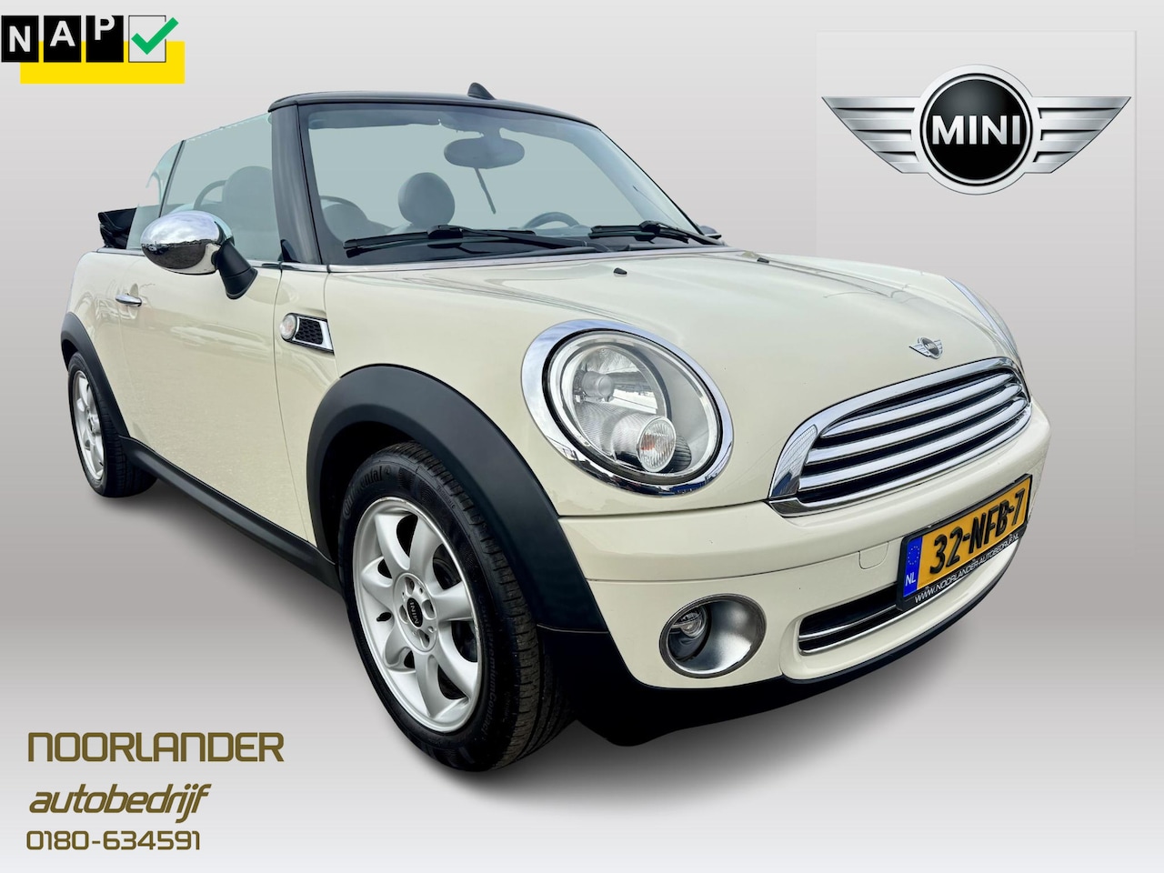 MINI Cabrio - 1.6 One Anniversary Mini 1.6 One Anniversary - AutoWereld.nl