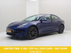 Tesla Model 3 - Performance AWD 486pk 75 kWh FACELIFT [ AUTOPILOT+567KM WLTP+PREMIUM AUDIO ]