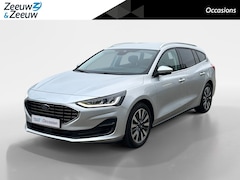 Ford Focus Wagon - 1.0 EcoBoost Hybrid Titanium X 125pk | Stoel- stuur en voorruitverwarming | Navigatie | Pa